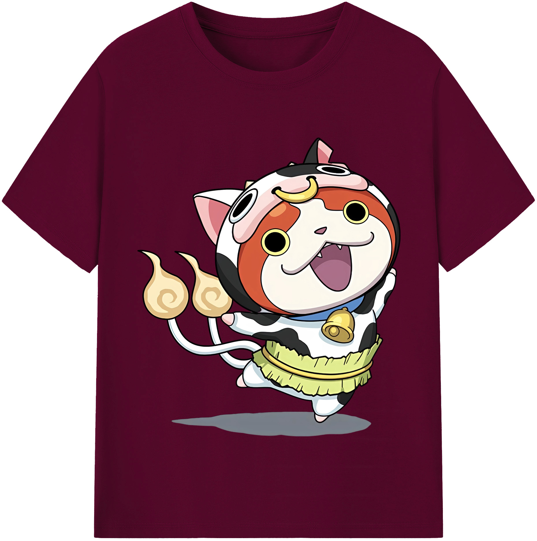 （画像用） 妖怪ウォッチ Yo-kai Watch レディースカジュアルプリントTシャツ（綿100％）